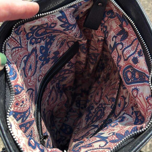 BLACK LEATHER BACKPACK - Picture 5 of 5